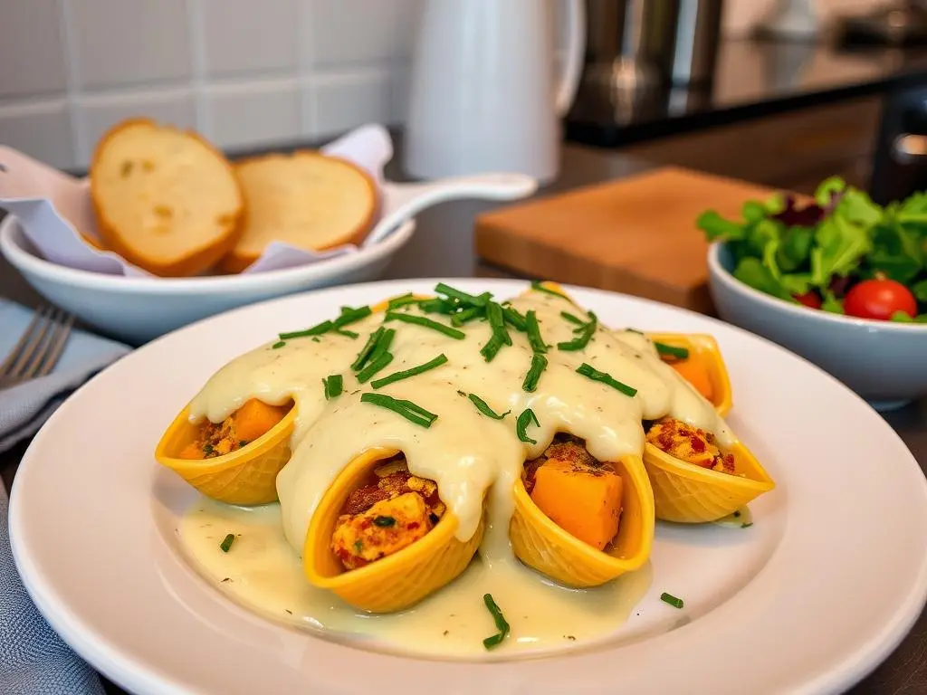 Butternut Squash Stuffed Shells