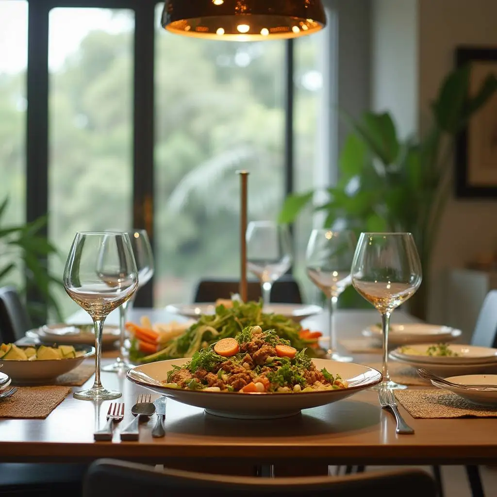 Chicken Larb Salad dinner