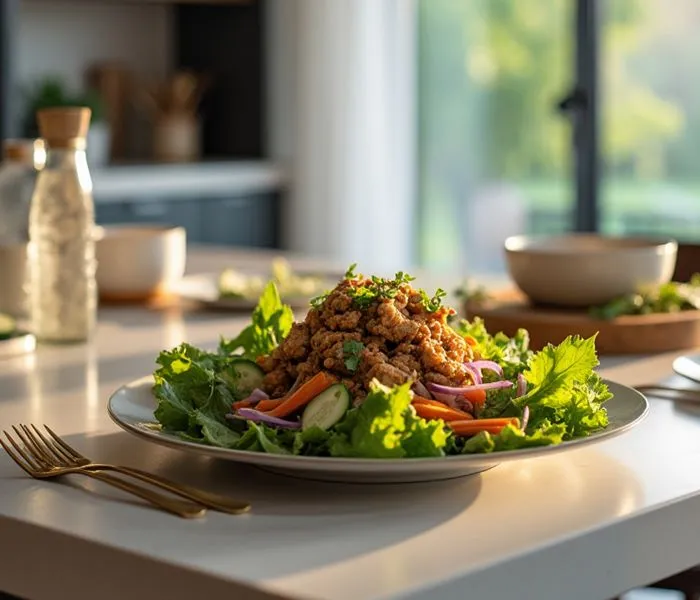 chicken salad larb recipe