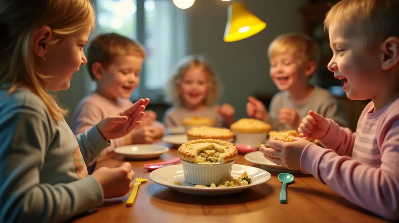 Chicken Pot Pie with Cream of Chicken Soup for kids